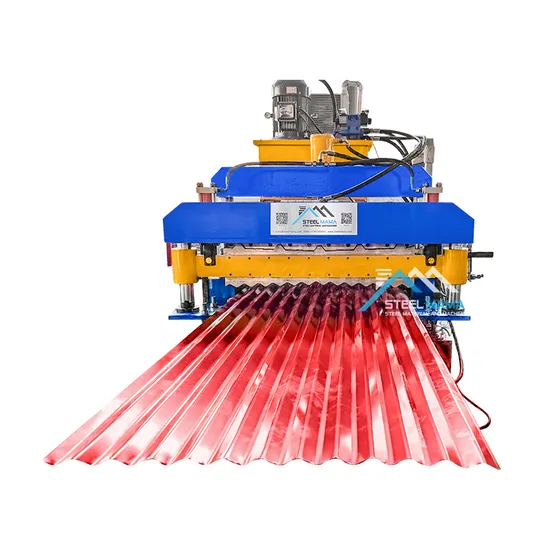 Hot Sell 836 Corrugated and 840 Trapezoidal Double Layer Glazed Sheet Tile Roll Forming Machine for Building Material