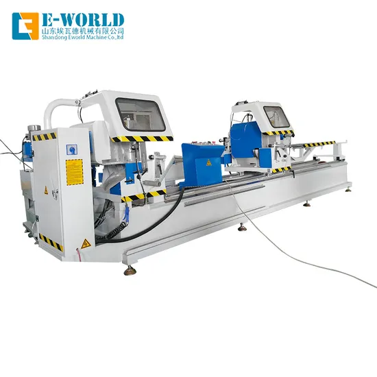 Aluminum/UPVC/PVC Profile Double Head Cutting Saw