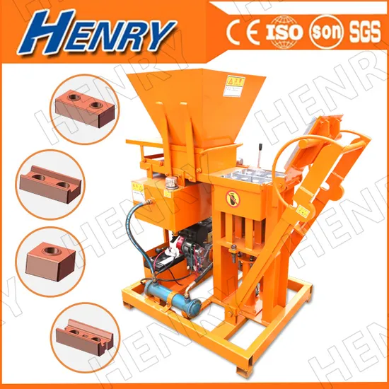 Hr2-25 Electric Hydraulic Soil Interlocking Brick Machine
