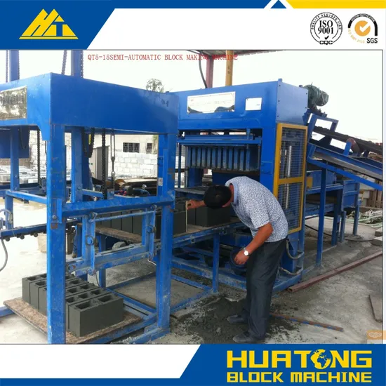 Qt5-15concrete Block Production Machine