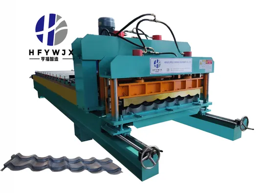 High Quality Fully Automatic Steel Roof Color Steel Glazed Tile Pressing Machine