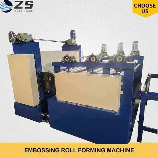 Metal Sheet-Roll Single Side Wood Grain Embossing Machine and Leveller