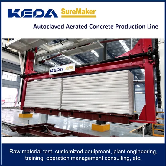 Fly Ash AAC Block Production Line, Keda Suremaker AAC Plant