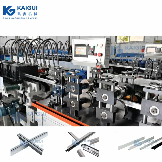 T Bar Forming Machine with Worm Gear Box