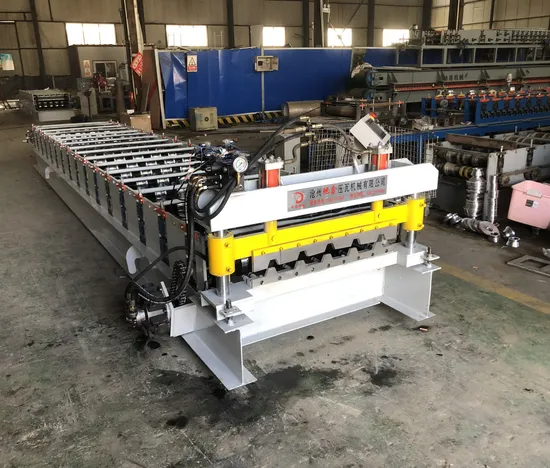 Steel Profile Trapezoidal Sheet Roll Forming Machine/Ibr Roof Sheets 686 Profiles Roll Form Machine