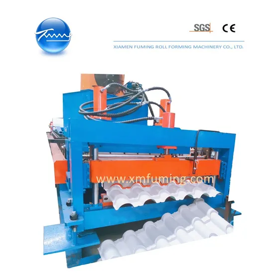 0.35mm to 0.6mm SGS Fuming Metal Forming Tile Making Machine