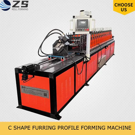 Steel Structure C Profile Ceiling Profile Machine for Advanced Furring Channel Lines