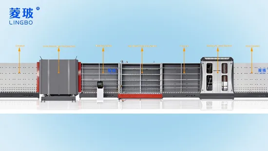 Argon Gas Filling Insulating Glass Line Vertical Glass Machine