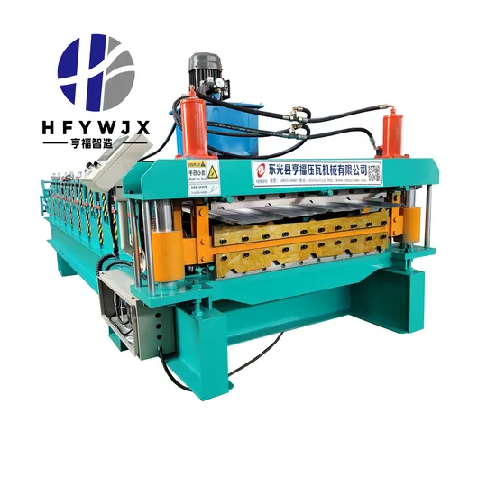 1000mm Double Layer Roll Forming Roof Wall Tile Making Machines Roof Roll Forming Machine