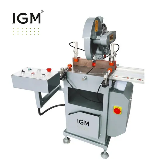 Digital Measuring Ruler UPVC Window Cutting Machine with 350mm Single Head