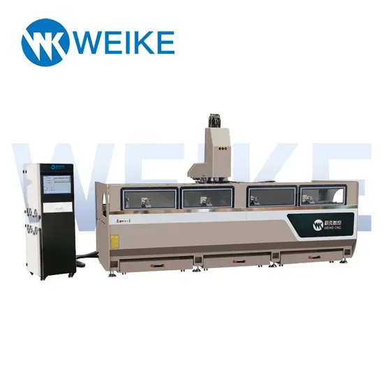 Aluminum Profile Drilling Hole Machine CNC Double Head Milling Machine