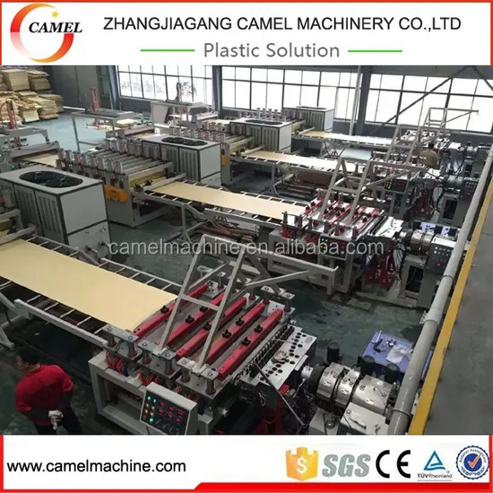 PVC WPC Foam Sheet/Board Production Line/Plastic Double Screw Extruder Machine