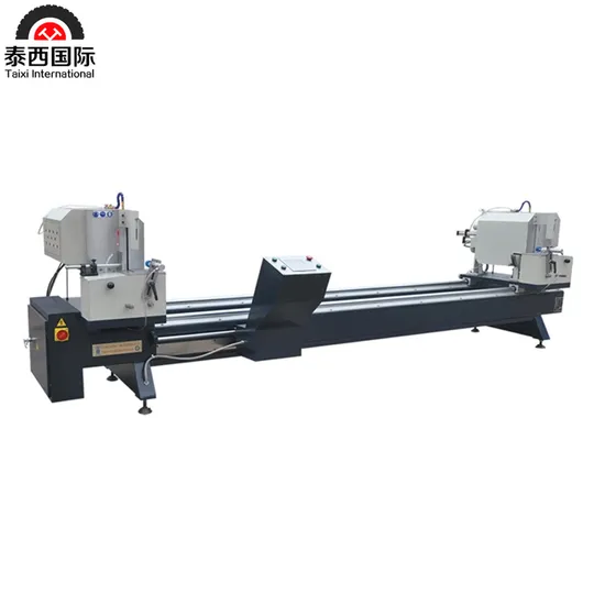 CNC Double Head Precision PVC Cutter Saw 500*4200 Aluminum Profile Cutting Machine
