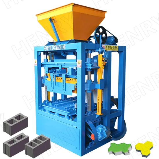 Qt4-24 for Project Concrete Low Investment Strong Vibration Force with 6inches Hollow and Slab or Hourdis Blocks Machine in Cameroon Chinese Manufacturer