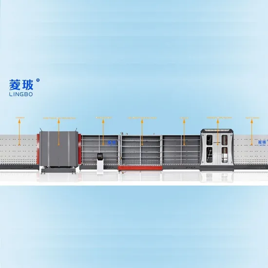 2540 Vertical Inflatable Double Glass Making Machine Line Argon Gas Filling Machine