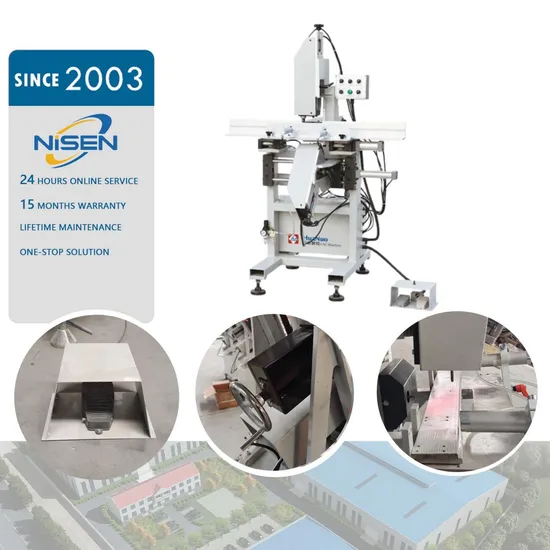UPVC Window Door Making Machinery Three-Axis Water Slot Milling Machine Good Quality and High Efficiency Made in China