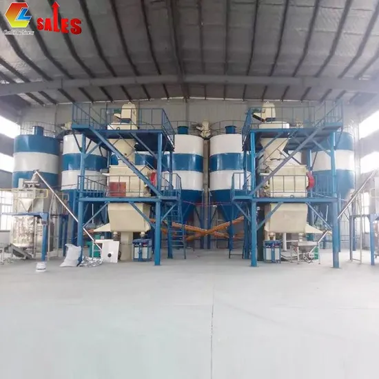 Dry Cement Mortar Mixing Plant Mortar Production System
