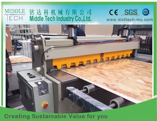Reliable Quality Plastic PVC Imitation Marble Sheet/Board/Profile Machine Extruder