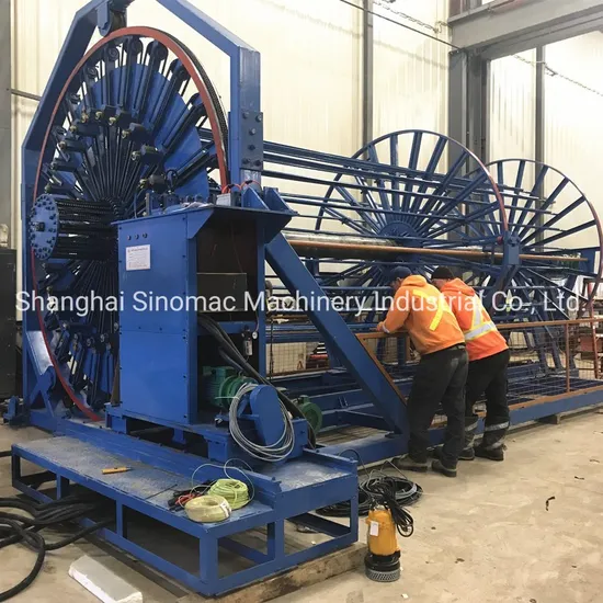 Prestressed Concrete Pipe Pccp Steel Cylinder Steel Cage Welding Machine