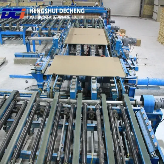 Gypsum Plaster Board Making Process Machinery