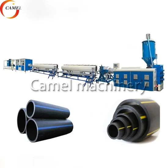 160-450mm PE PP Plastic Irrigation Pipe Making Machine with Sj90 Single Screw Extruder