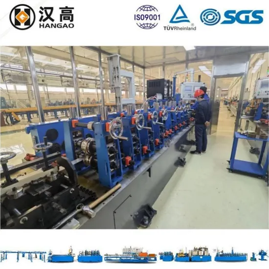 Bellow Pipe Manufacturing Machine Tube Mill Line Titanium Duct Laser Welding Machinery
