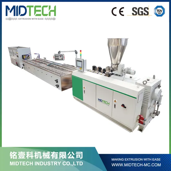 China Competitive Price Plastic Wood Plastic Wall Panel/ Board Extrusion Manufacturer