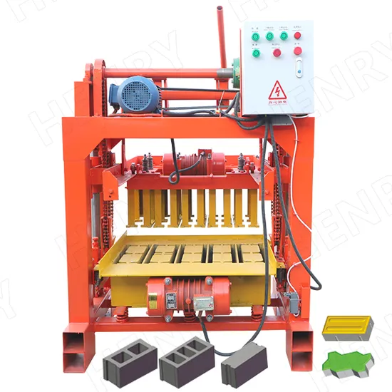 Semi-Automatic Concrete Block Machine Qmy4-45block Making Machine