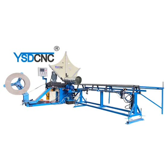 Ysdcnc 1500 Size Air Duct Spiral Duct Machine Forming Round Duct Automatically