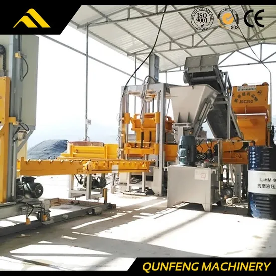 CE, ISO, SGS Construction Machinery Concrete Block Making Brick Machine
