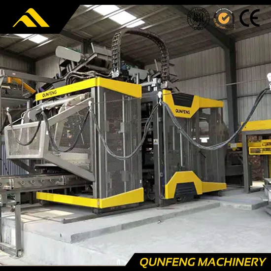 Automatic 3220*2470*4640mm Concrete Price Hollow Block Brick Making Machine with CE High Quality