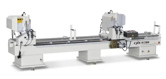 PVC Profile Double Head Cutting Saw High Efficiency Window Making Machine