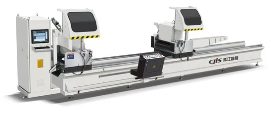 Aluminum Profile Doors and Windows Any Angle CNC Double Head Precision Cutting Saw The Most Durable Aluminum Profile Cutting Machine
