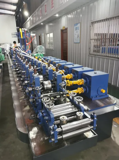 Apl 5L Metal Pipe Roll Forming Machines High Frequency Welding Steel