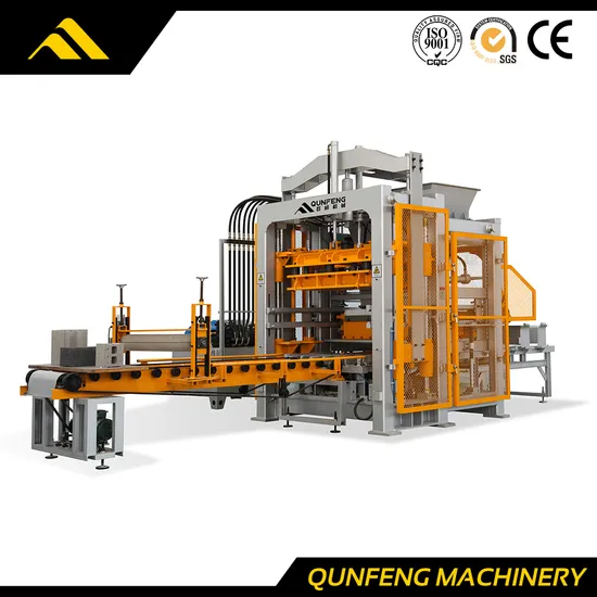 Brick Qunfeng Hollow Price Concrete Block Making Machine with Good Service Qf800