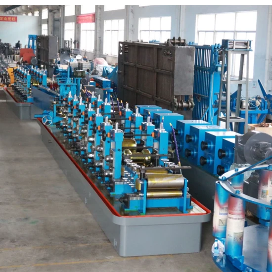 High Frequency ERW Iron Steel Tube Mill Machine for Pipe Making with Custom Diameters