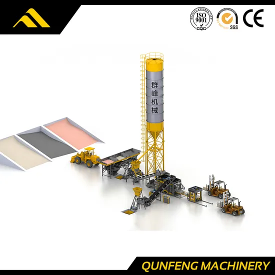 Automatic Made in China Qunfeng Forming Block Making Machine Qf700