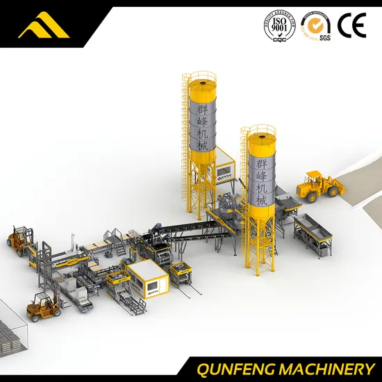 Yes Concrete Forming Fully Automatic Block Production Brick Machine with Cheap Price QS1300