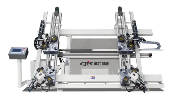 Aluminum Profile Intelligent CNC Four-Head Corner Assembly Machine High-Efficiency Window Making Machine