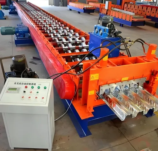 Factory Price Steel Floor Decking Cold Roll Forming Machine with Simple Structure