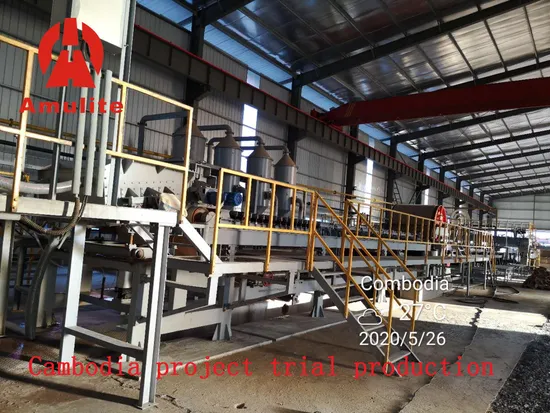 Amulite Group Leading Machinery Manufacturer Fiber Cement Board Production Line