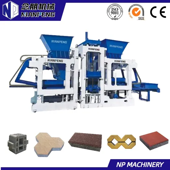 China Construction Machinery Nianpeng CE, ISO, SGS Concrete Block Price Brick Machine
