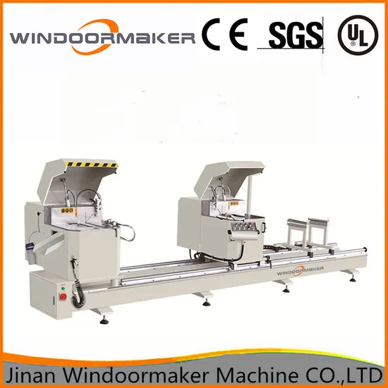 Window Machine Auto Double Head Precision Mitre Saw/ Window Door Making Machine of Automatic Aluminum Saws