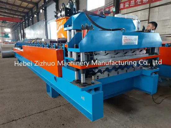 Double Layer Steel Mectoppo Roofing Tile Cold Roll Forming Machine