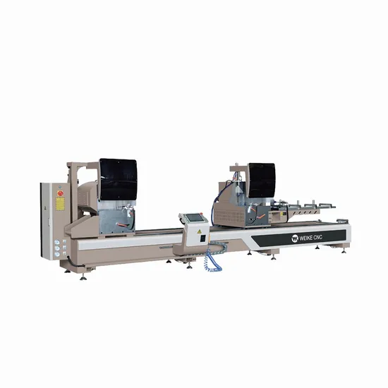 Aluminum Window Door CNC Double Head Cutting Saw with 45 and 90 Degree