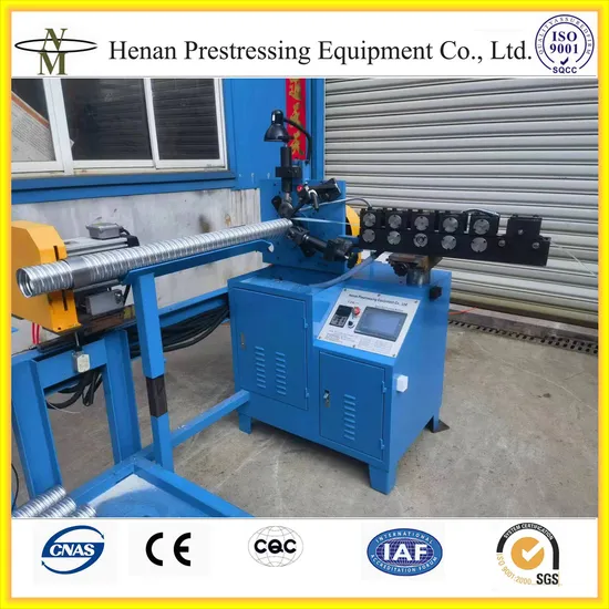 Auto Operated Post Tension Round Corrugated Duct Machine