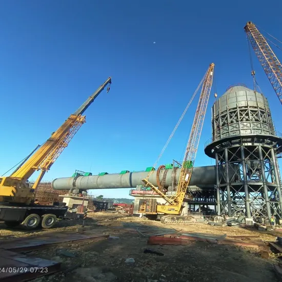 Natural Gas High-Temperature Calcination Incinerator Cement Rotary Kiln