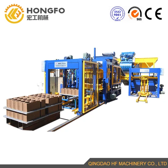 Qt6-15 Cement Concrete Blocks Making Equipment Hollow Block Machine
