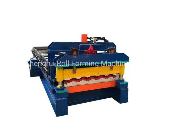 Automatic Wall &Roof Cladding Sheet Glazed Tile Roof Roll Forming Machine Made in China with Good Price