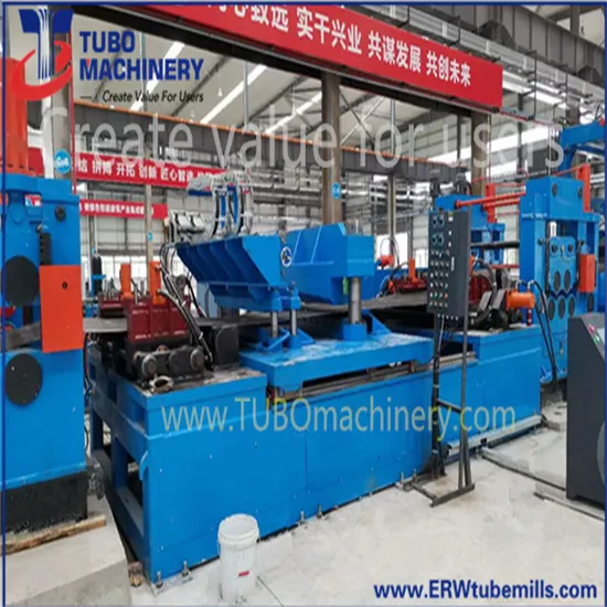 Professional China Factory Construction Steel Tie Sheet Metal Round Tubes Production Line